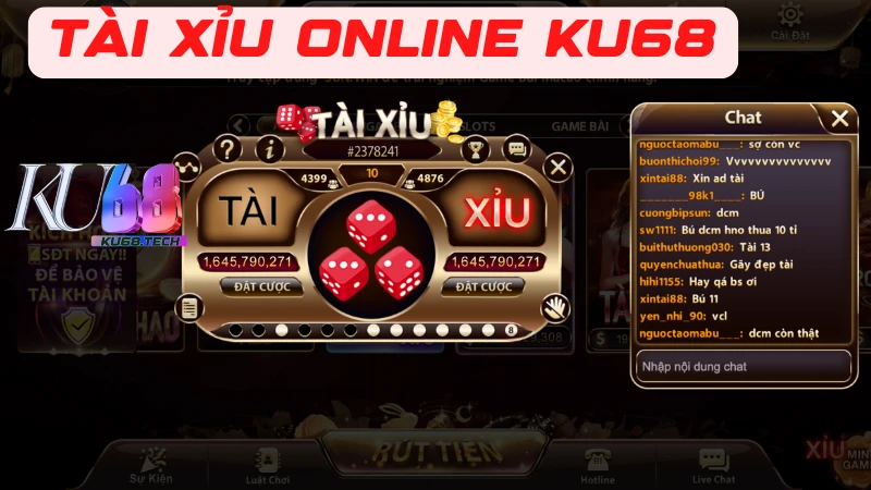 Tham gia game tài xỉu Ku68